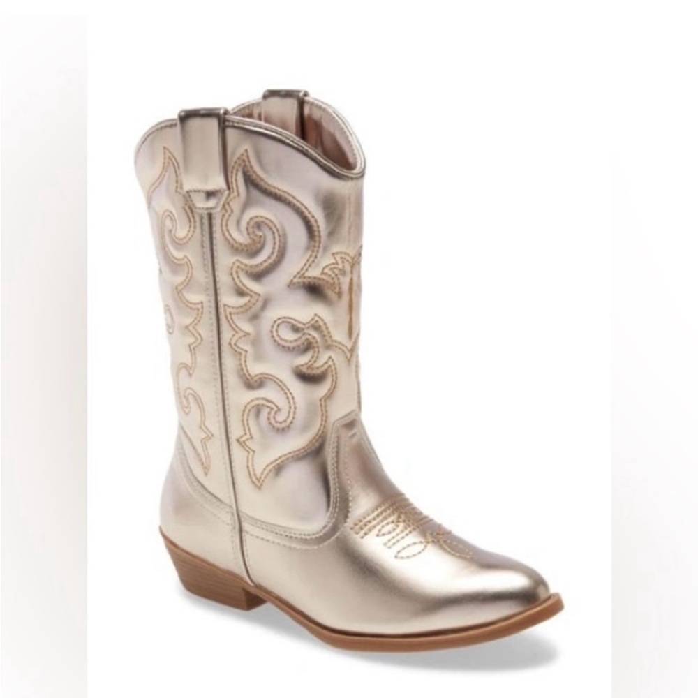 Tucker + Tate Metallic Cowgirl Boots
